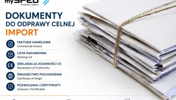 Deklaracja CE, dokumenty do odprawy